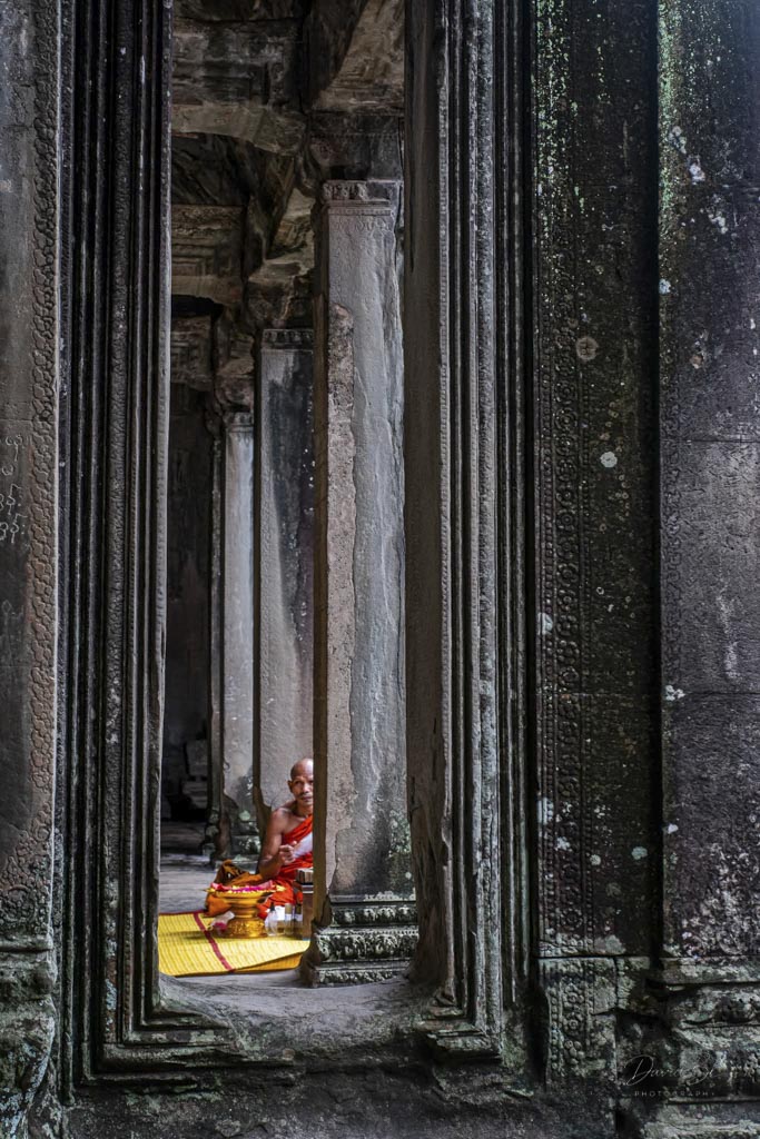 Monk du temple 